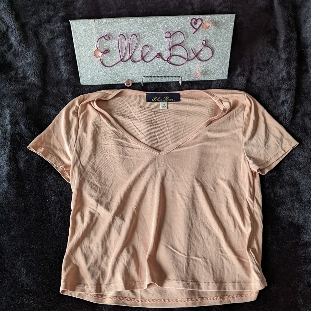 V Neck Crop XS